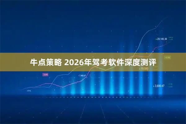 牛点策略 2026年驾考软件深度测评